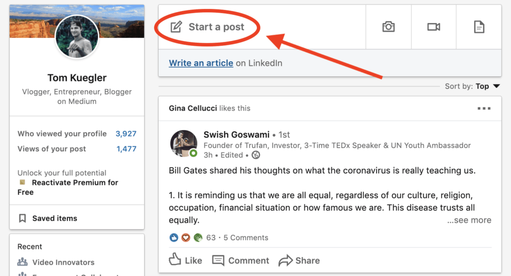 LinkedIn Article Vs Post What s The Difference Finding Tom