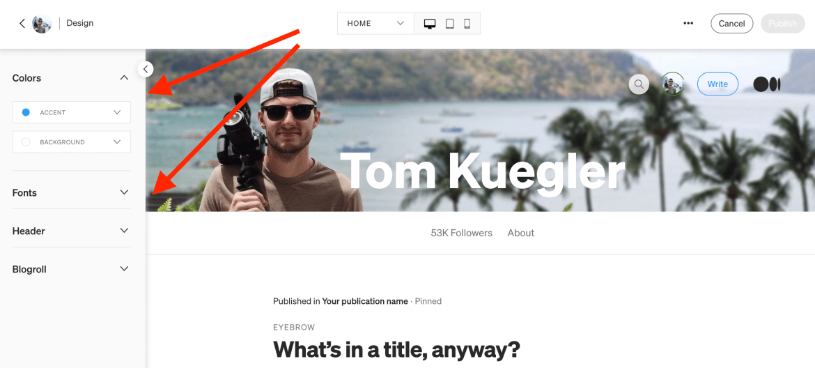 7th Article Image For What’s Medium.com - Design Your Profile